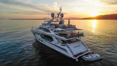 Aerial View at Sunset