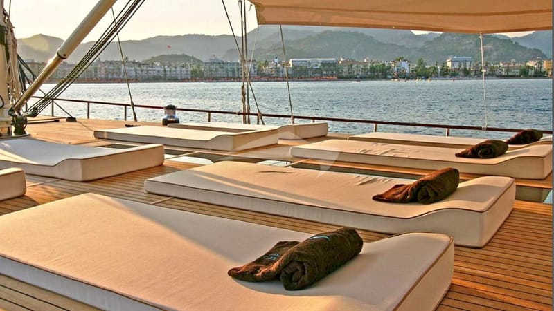 Sunning of Foreward Deck