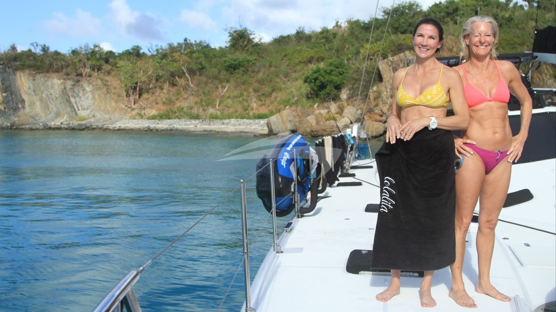 All smiles aboard Lolalita