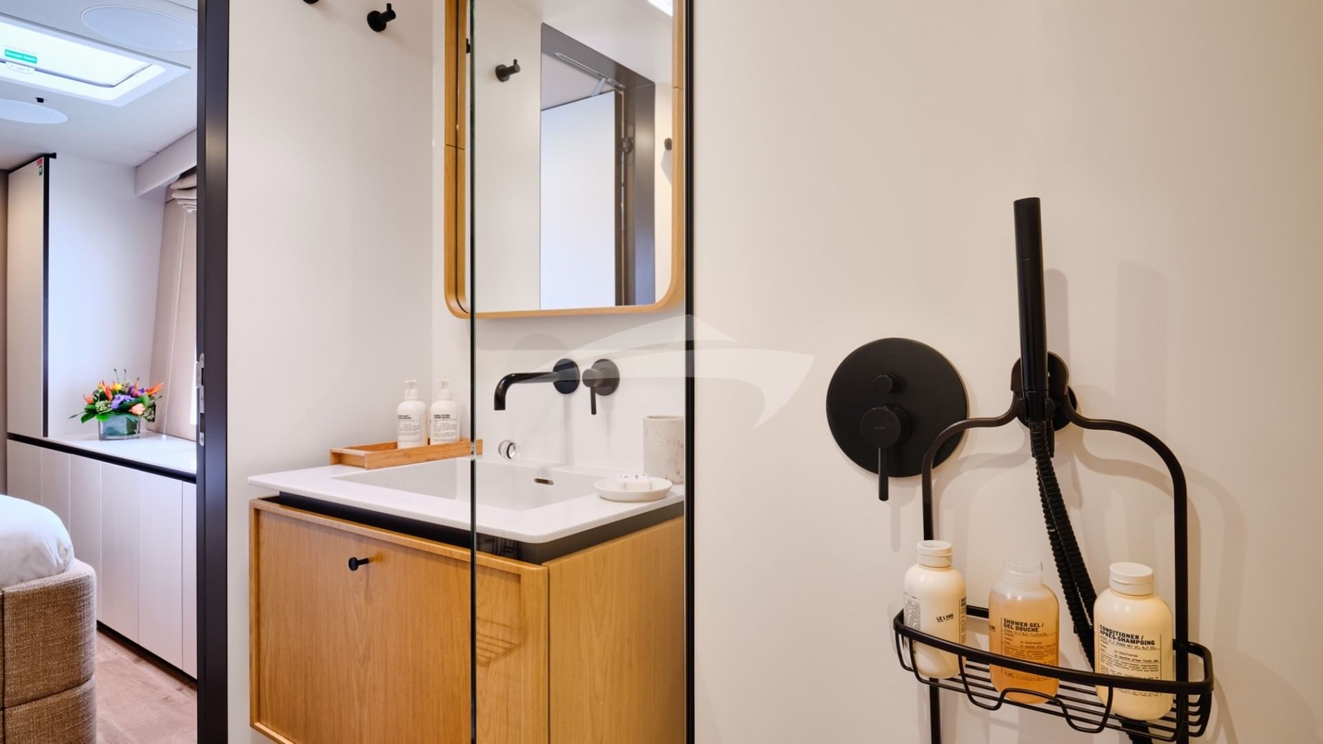 Guest cabin bathroom