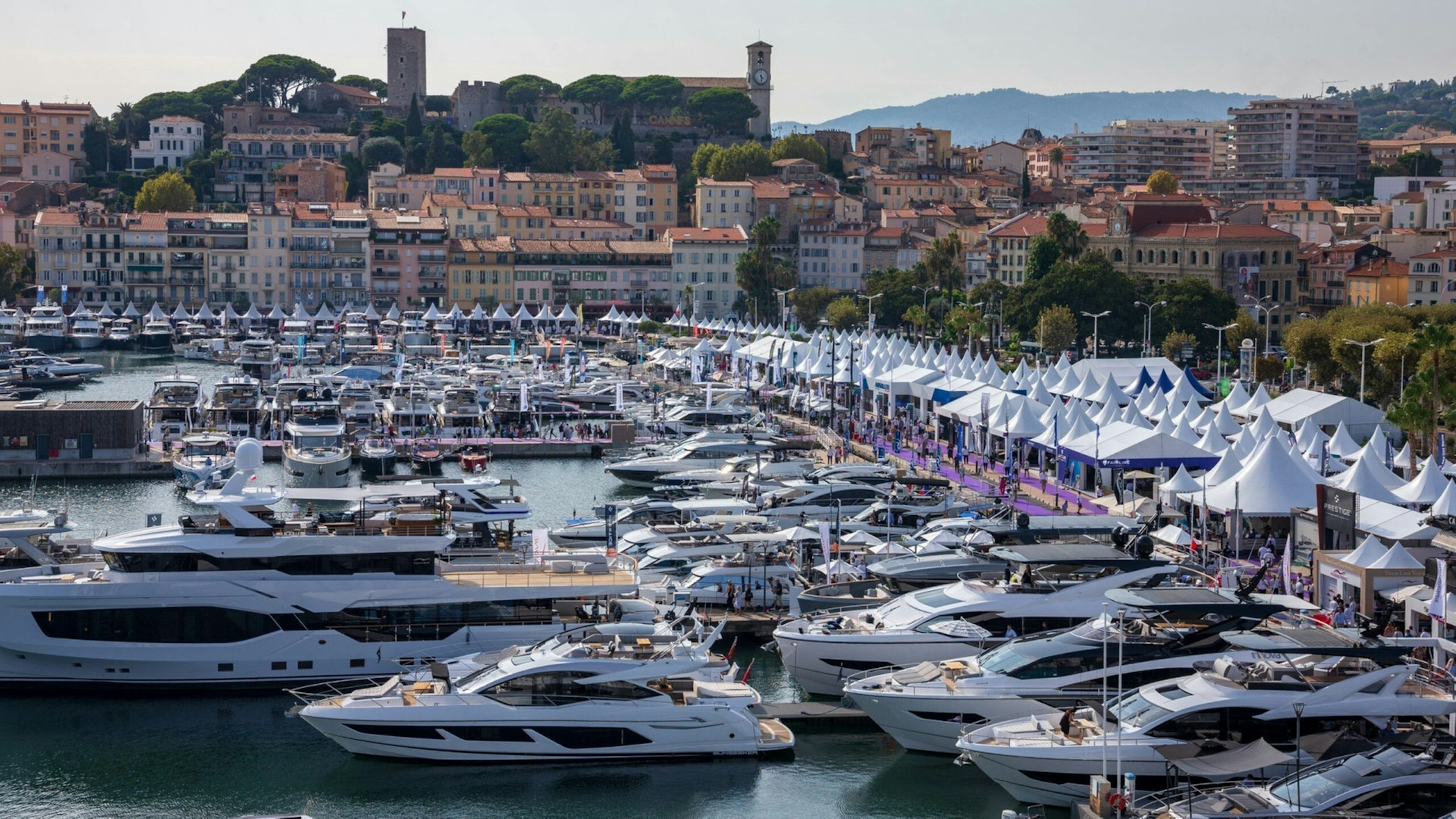 Cannes yachting festival docks