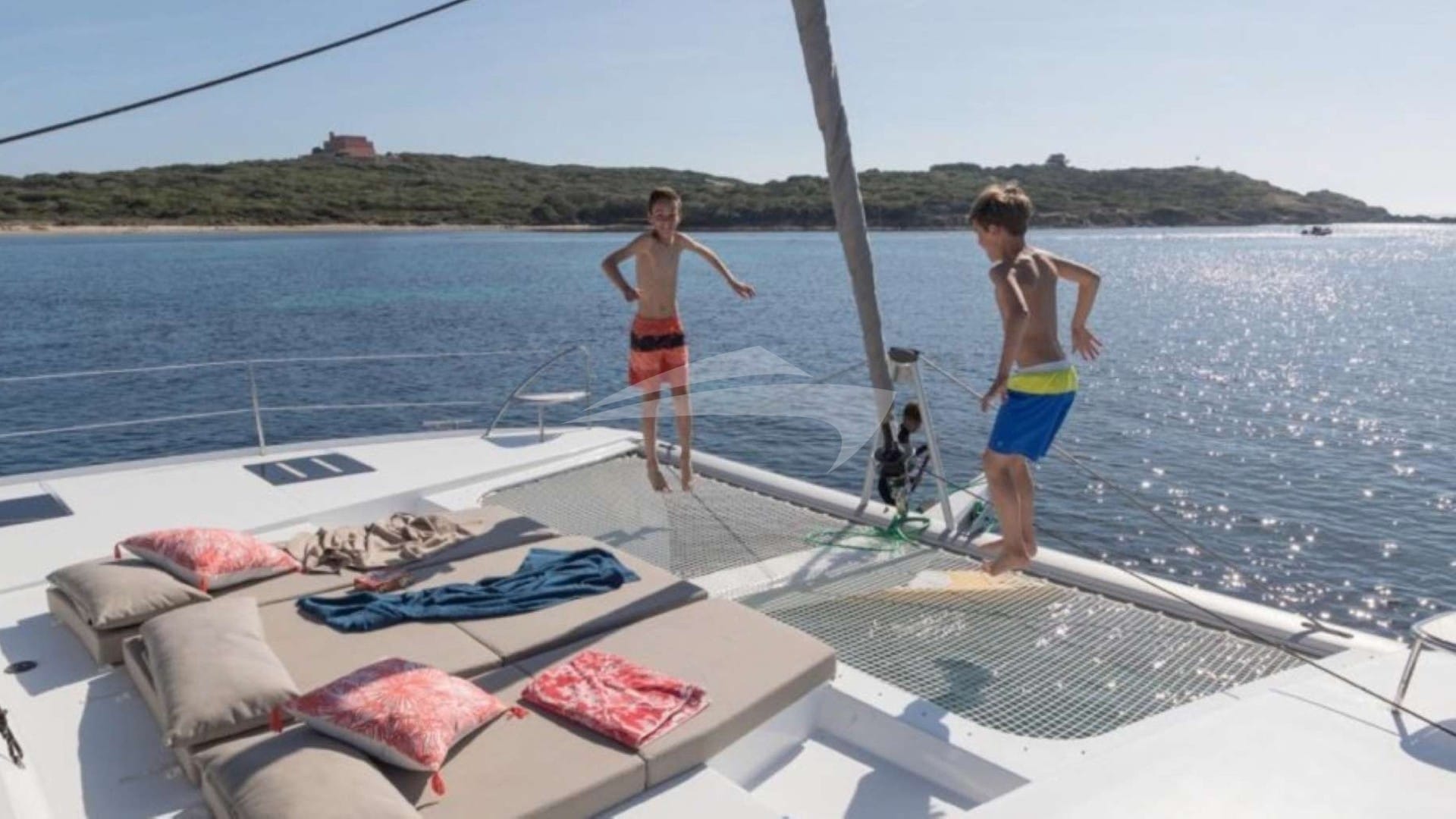 Foredeck lounge area