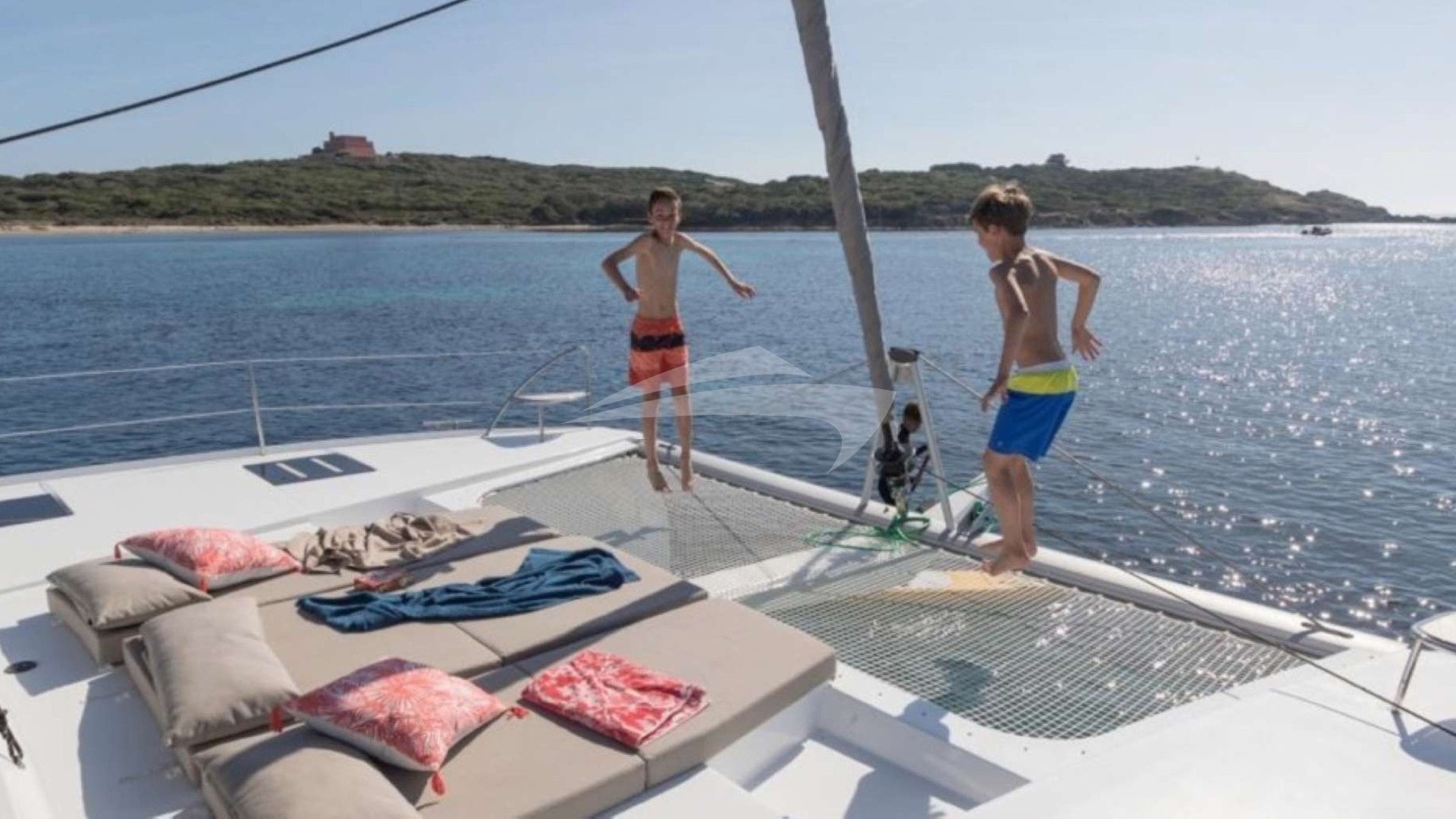 Foredeck lounge area
