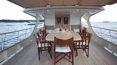 Aft deck