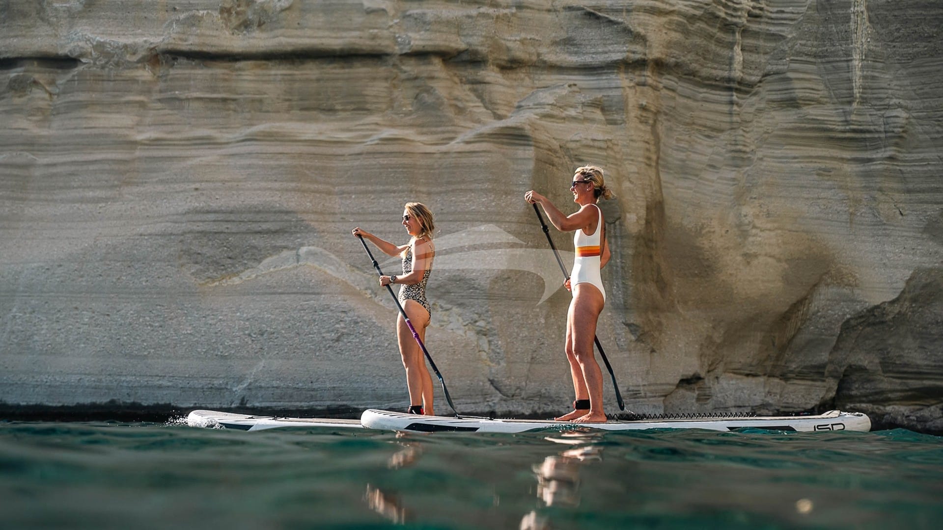 Everyone enjoys the paddle boards