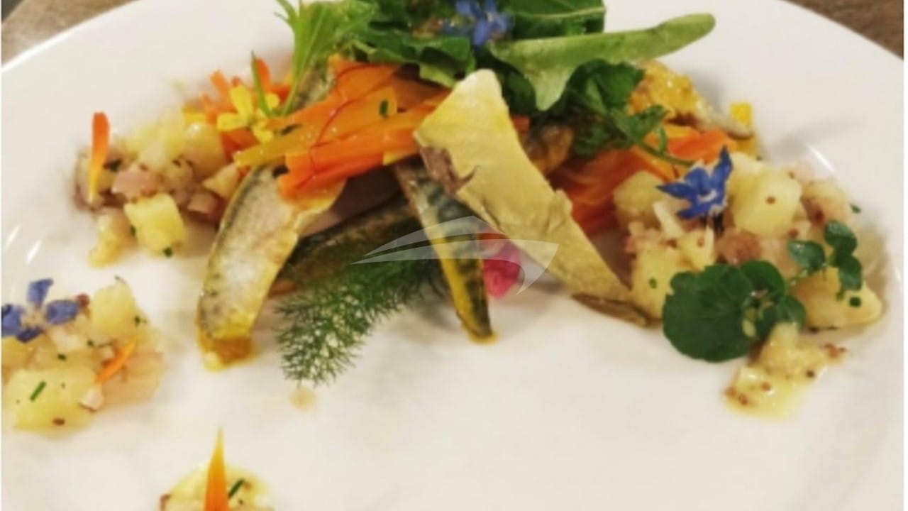 Mackerel Escabeche with Potato and Bacon Salad (Day 5)