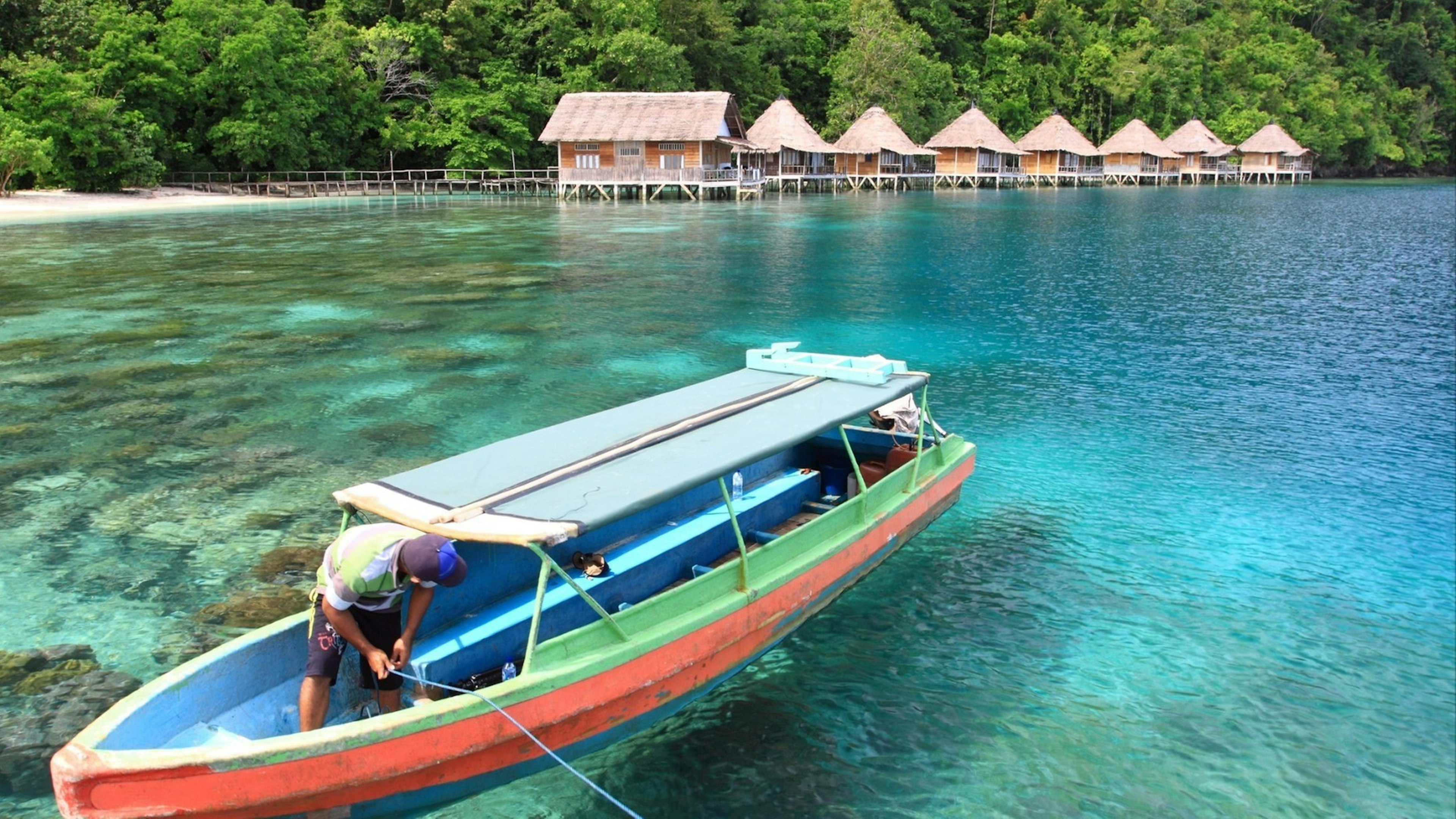 Ora Beach Resort in Seram Island, Central Maluku, Indonesia
