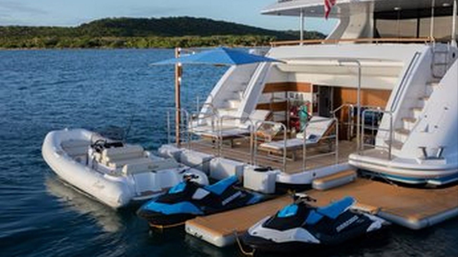 Swim Platform and Water Toys