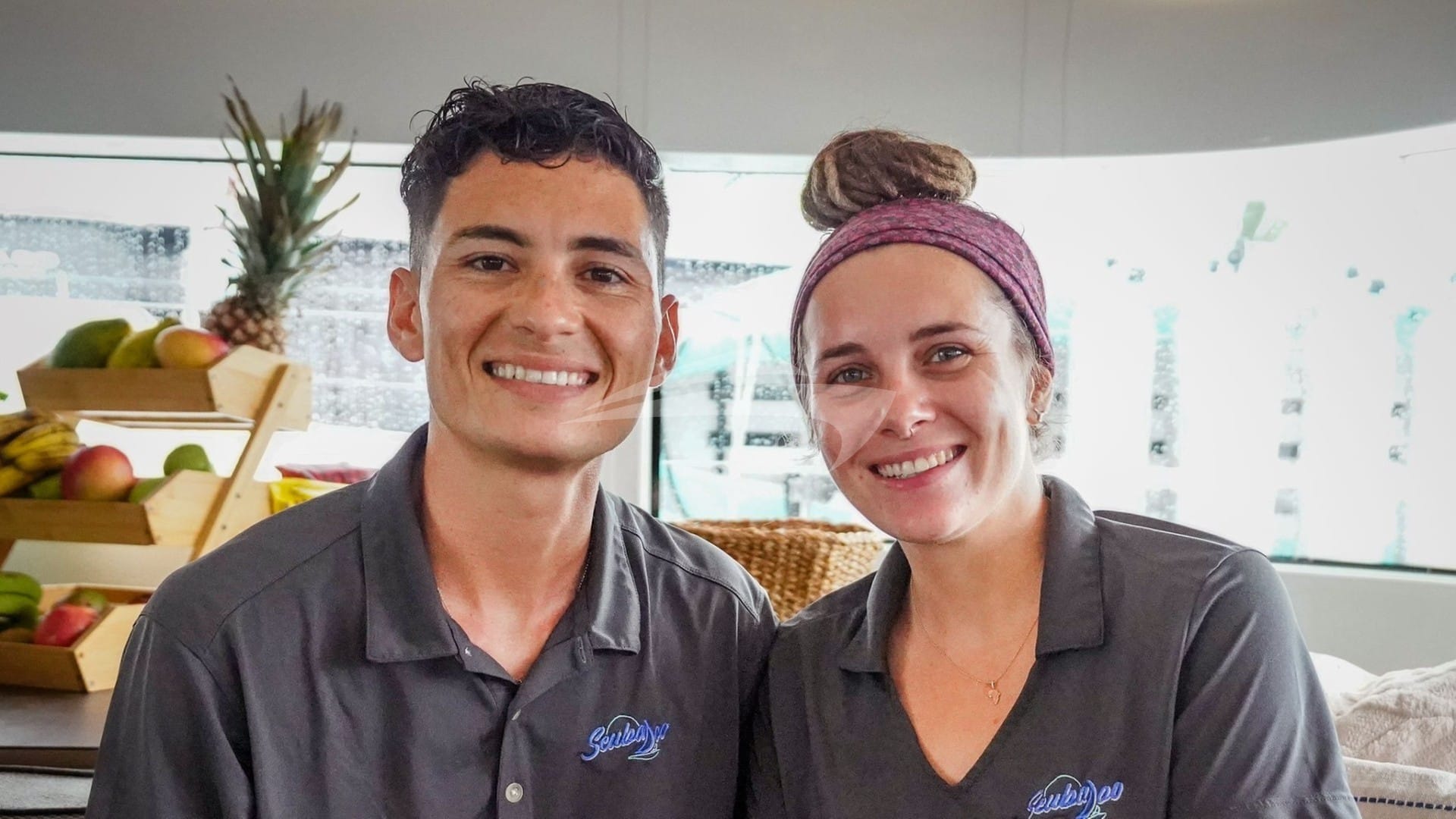 Luxury charter yacht crew for SCUBA DOO