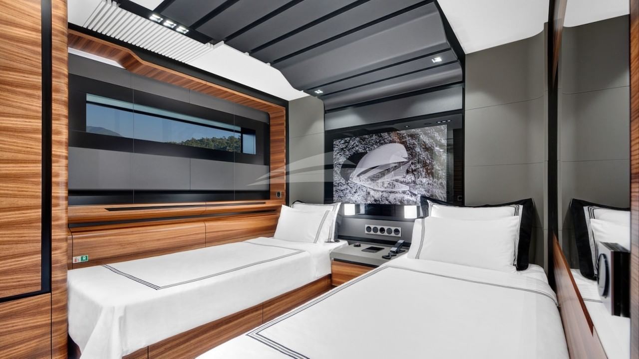 Guest twin stateroom