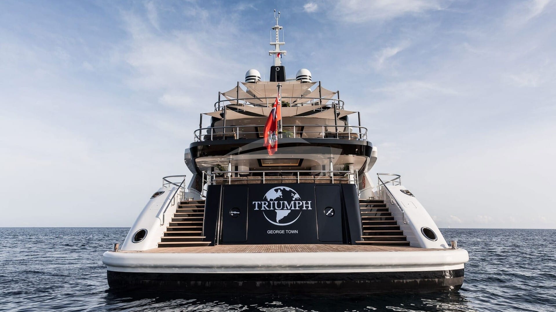 Motor Yacht TRIUMPH aft deck