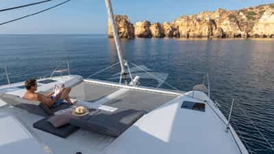 Foredeck lounge area