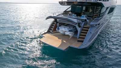 Swim Platform and Tender Garage