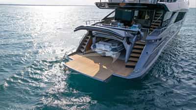 Swim Platform and Tender Garage