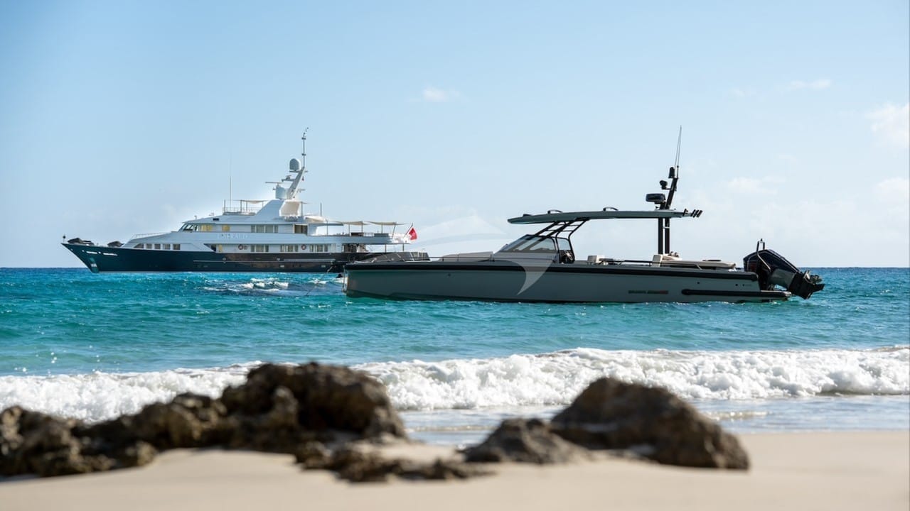 Waterline view of EMERALD