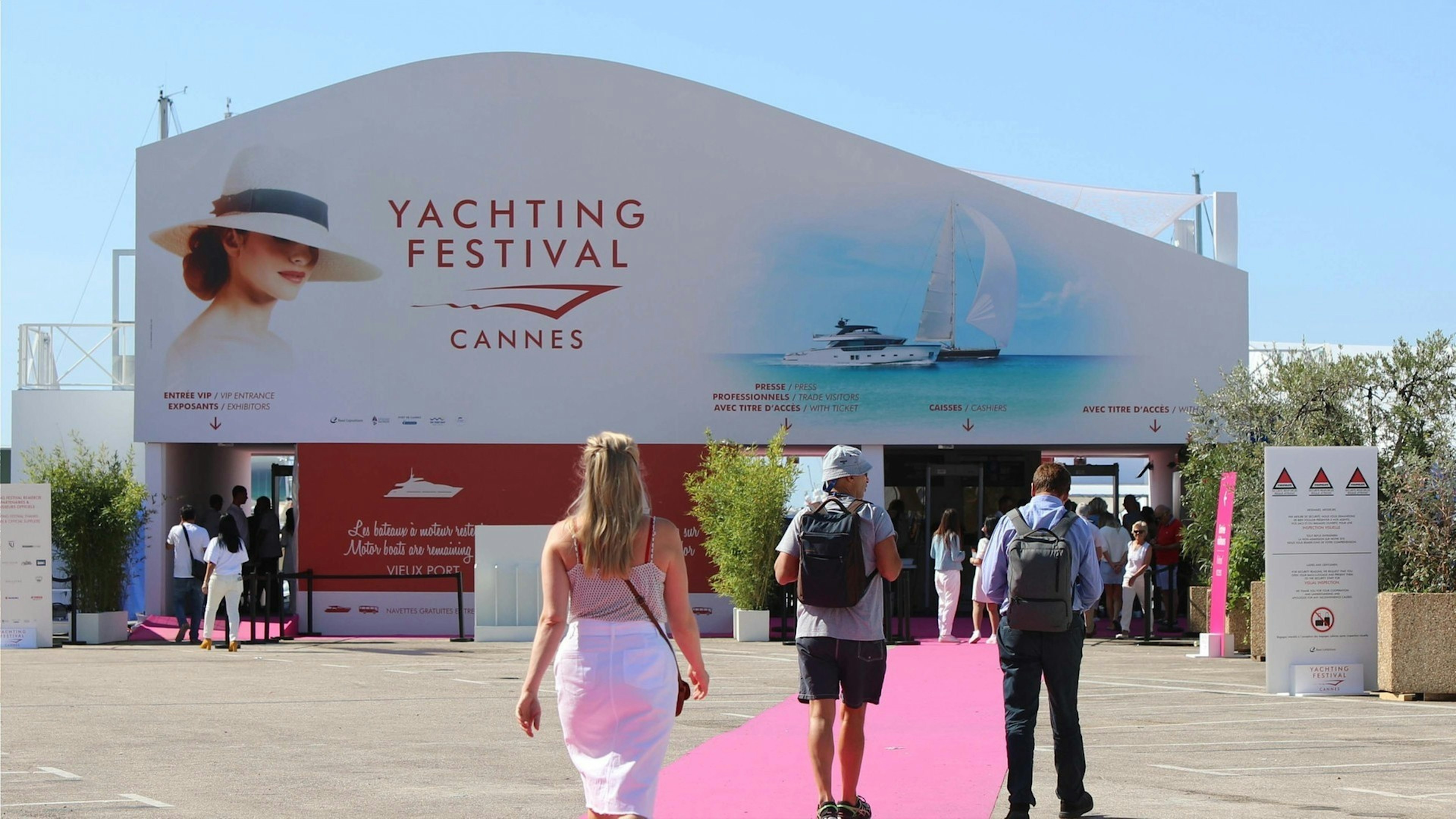 Cannes Yachting Festival Entrance