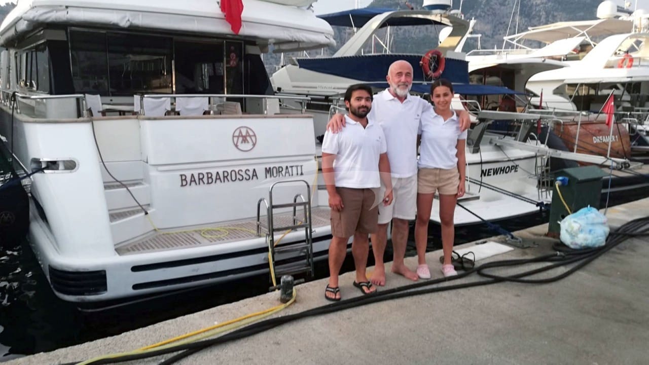 Luxury charter yacht crew for BARBAROSSA MORATTI
