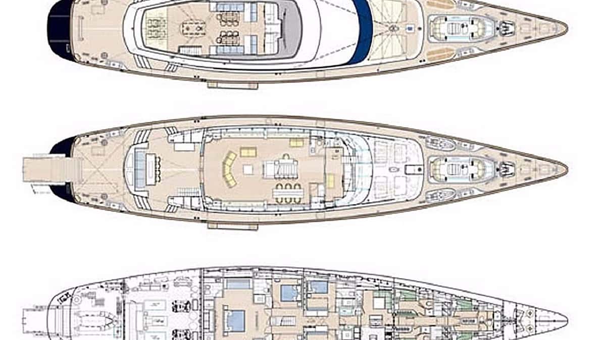 BARACUDA VALLETTA deck layout