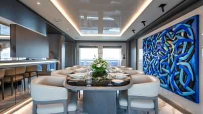 Fine dining on main deck