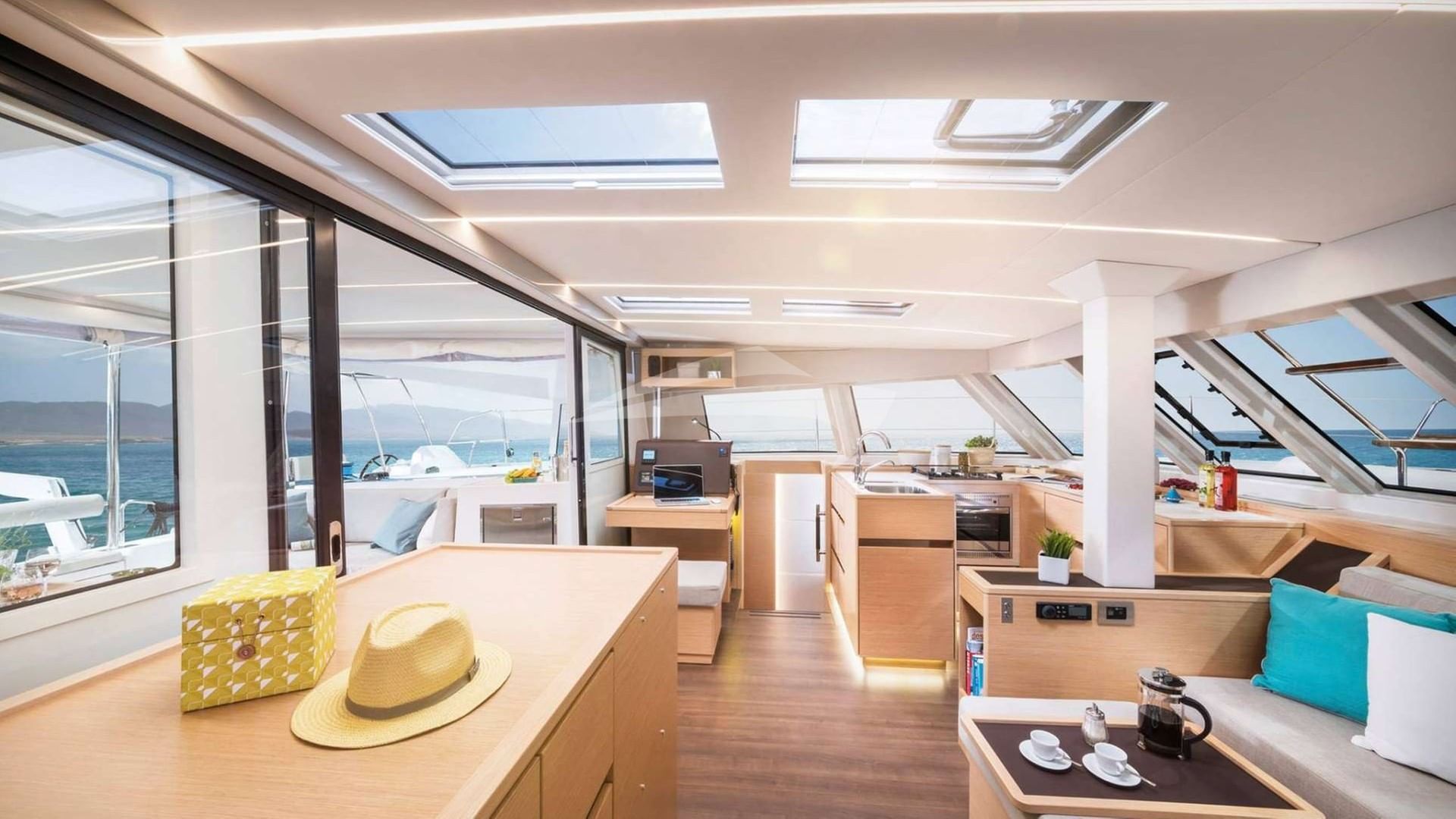 Starboard to port view