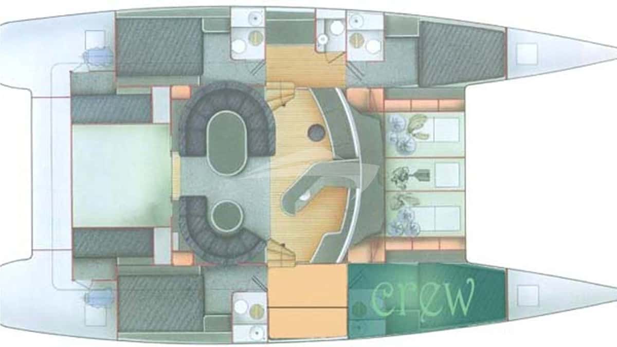 MISS ELIZABETH deck layout