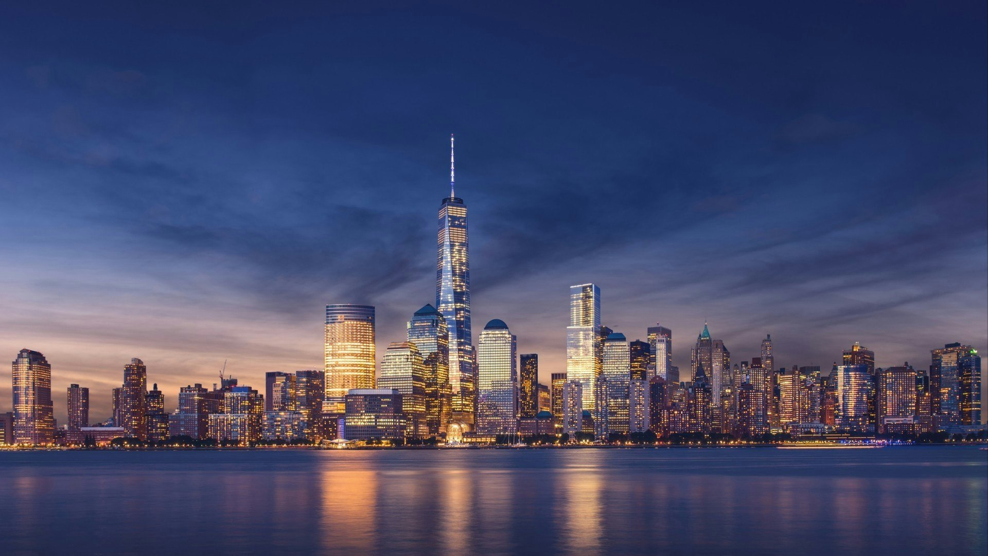 New York City - Manhattan after sunset