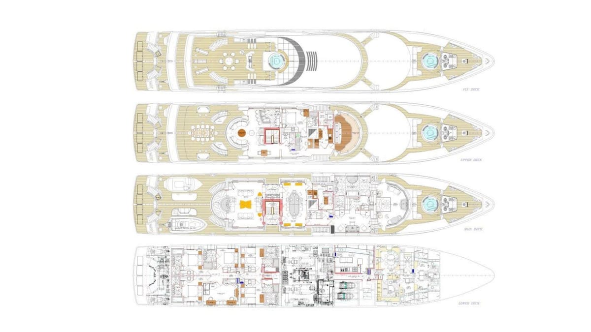 FRIENDSHIP Deck Plan