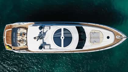 LIGHT BLUE 25m motor yacht charter, photo 12