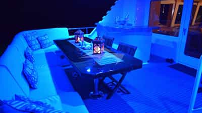Aft deck
