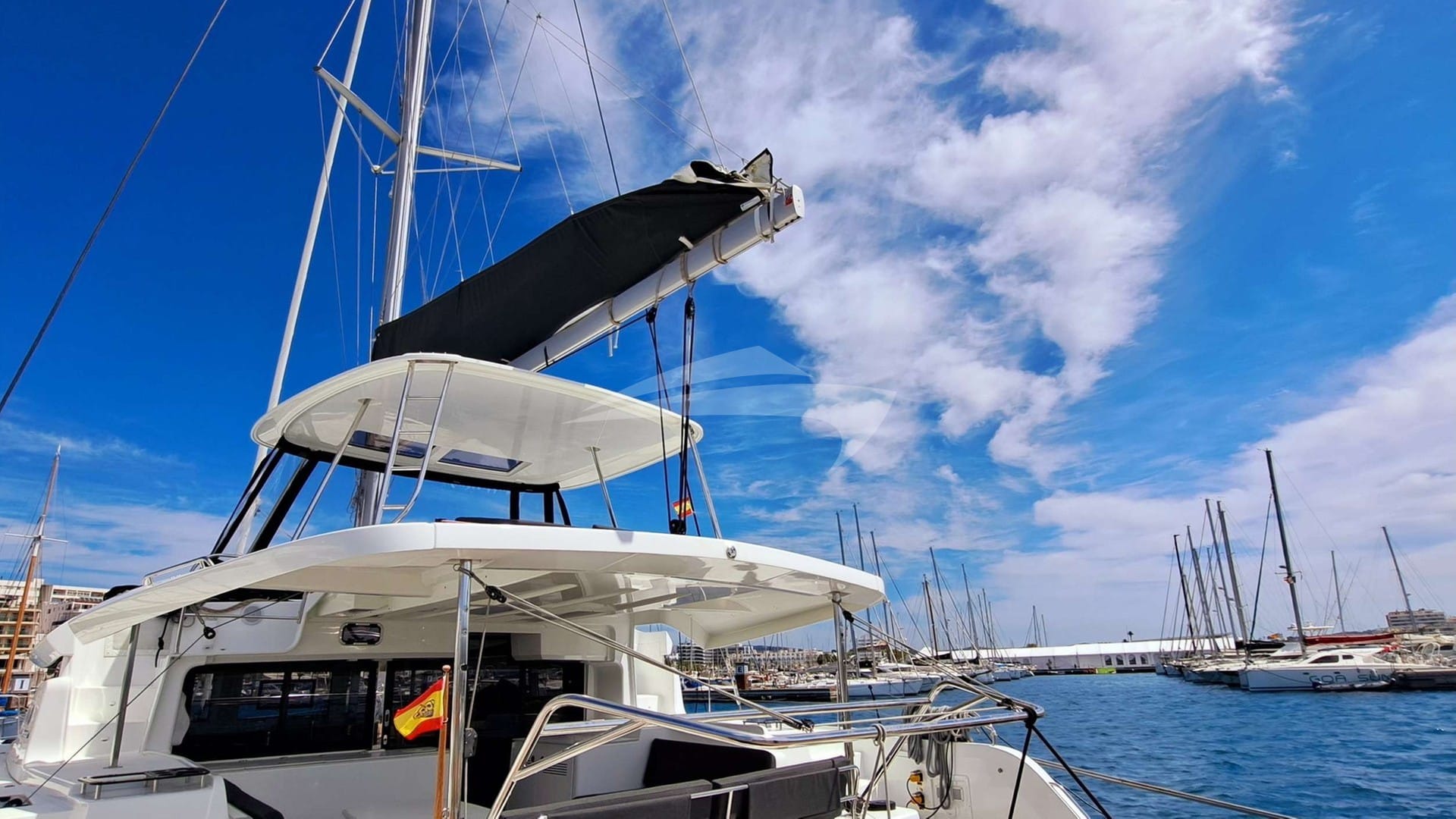 Aft view with tender