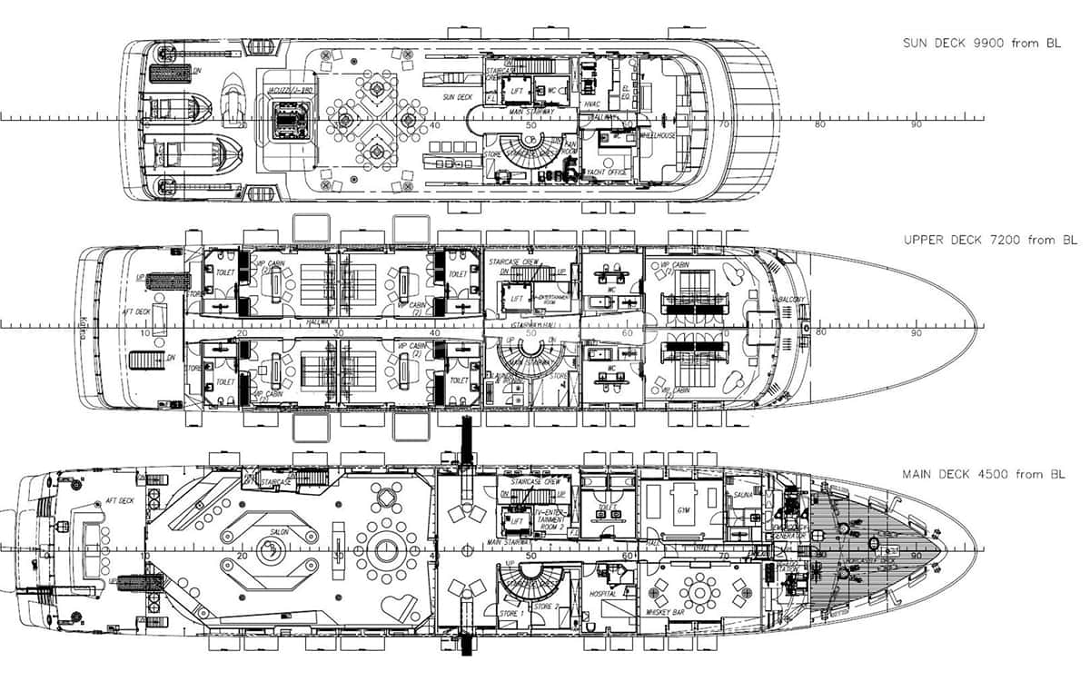 KATINA deck layout