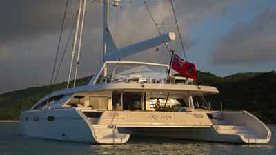 Akasha at anchor