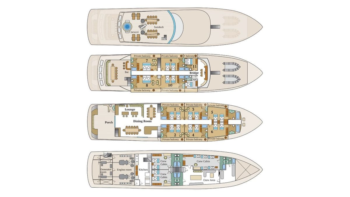 INFINITY Deck Plan