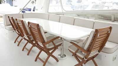 Flybridge settee