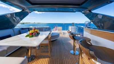 Deck Seating and Outdoor Bar