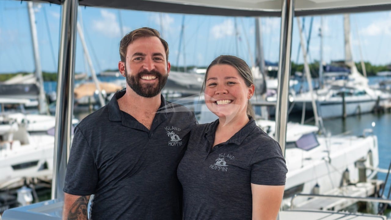 Luxury charter yacht crew for ISLAND HOPPIN' 55