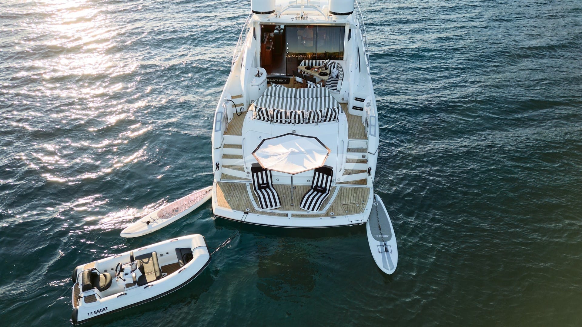 View of Aft with Water Toys