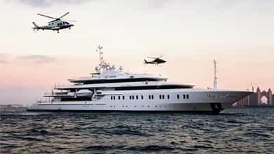 At Anchor with Helicopter