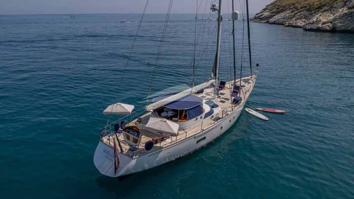 MALIZIA 25m sailing yacht charter, photo 3