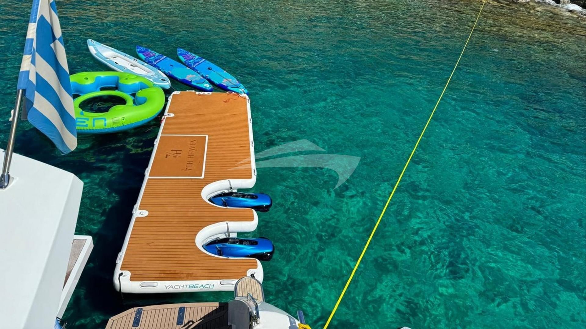 Swim Platform and Water Toys