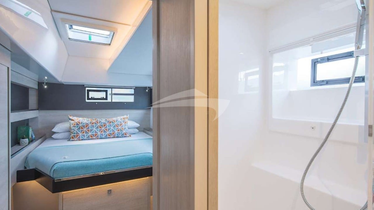 Guest Cabin and Bathroom