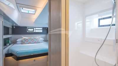 Guest Cabin and Bathroom