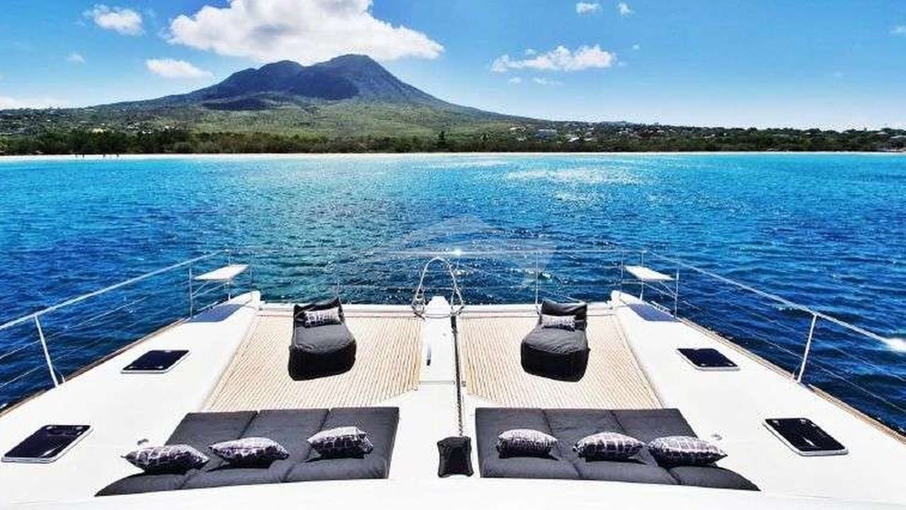 Enjoy the Caribbean views from Mare Blu