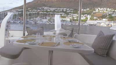 Outdoor dining area