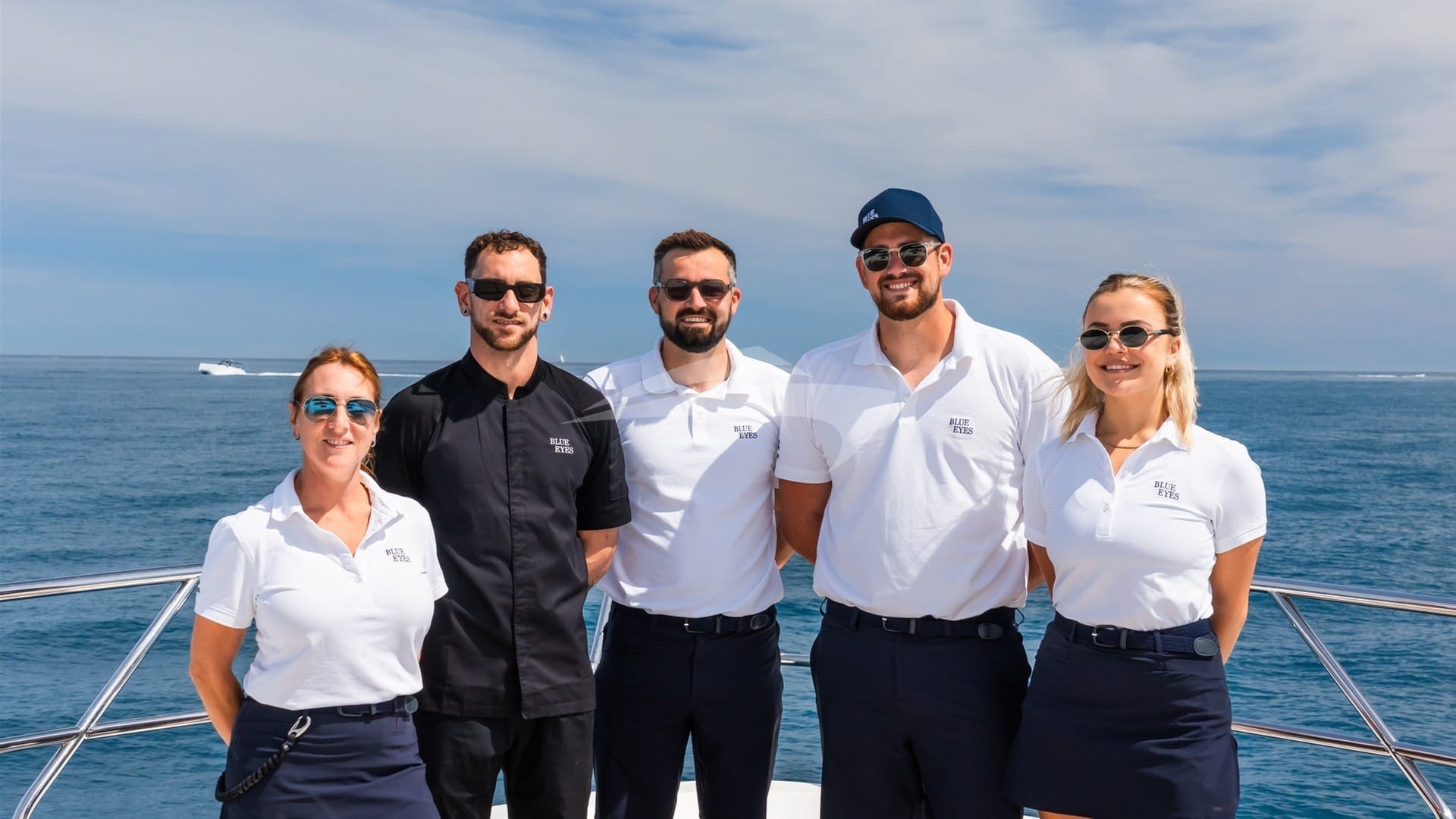 Luxury charter yacht crew for BLUE EYES
