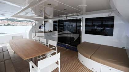 CLOUDS 21m motor yacht charter, photo 6