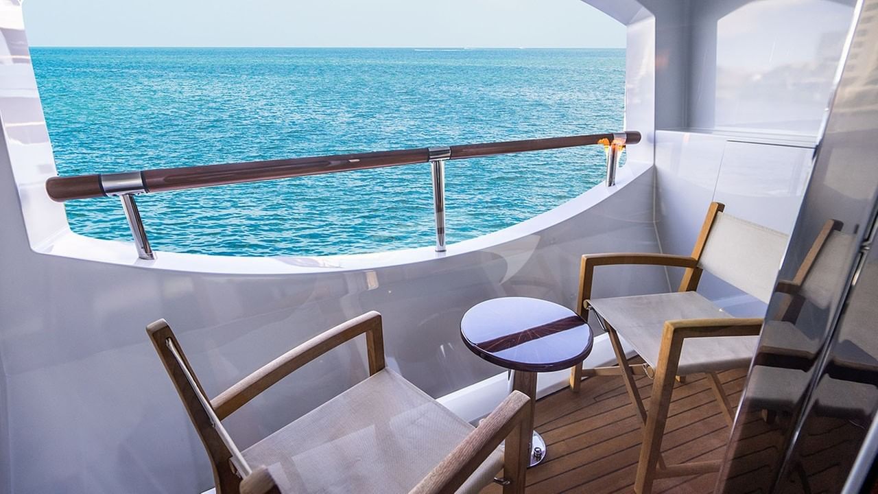 MAIN MASTER STATEROOM BALCONY