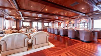 Skylounge on bridge deck