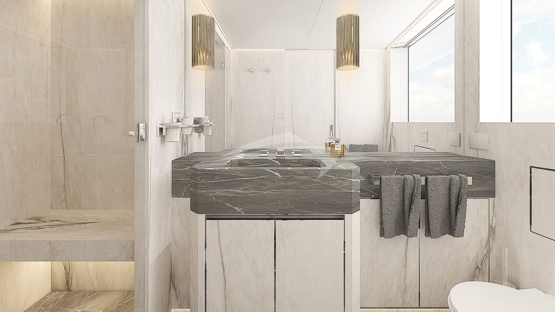 Owner Bathroom- Render Photo