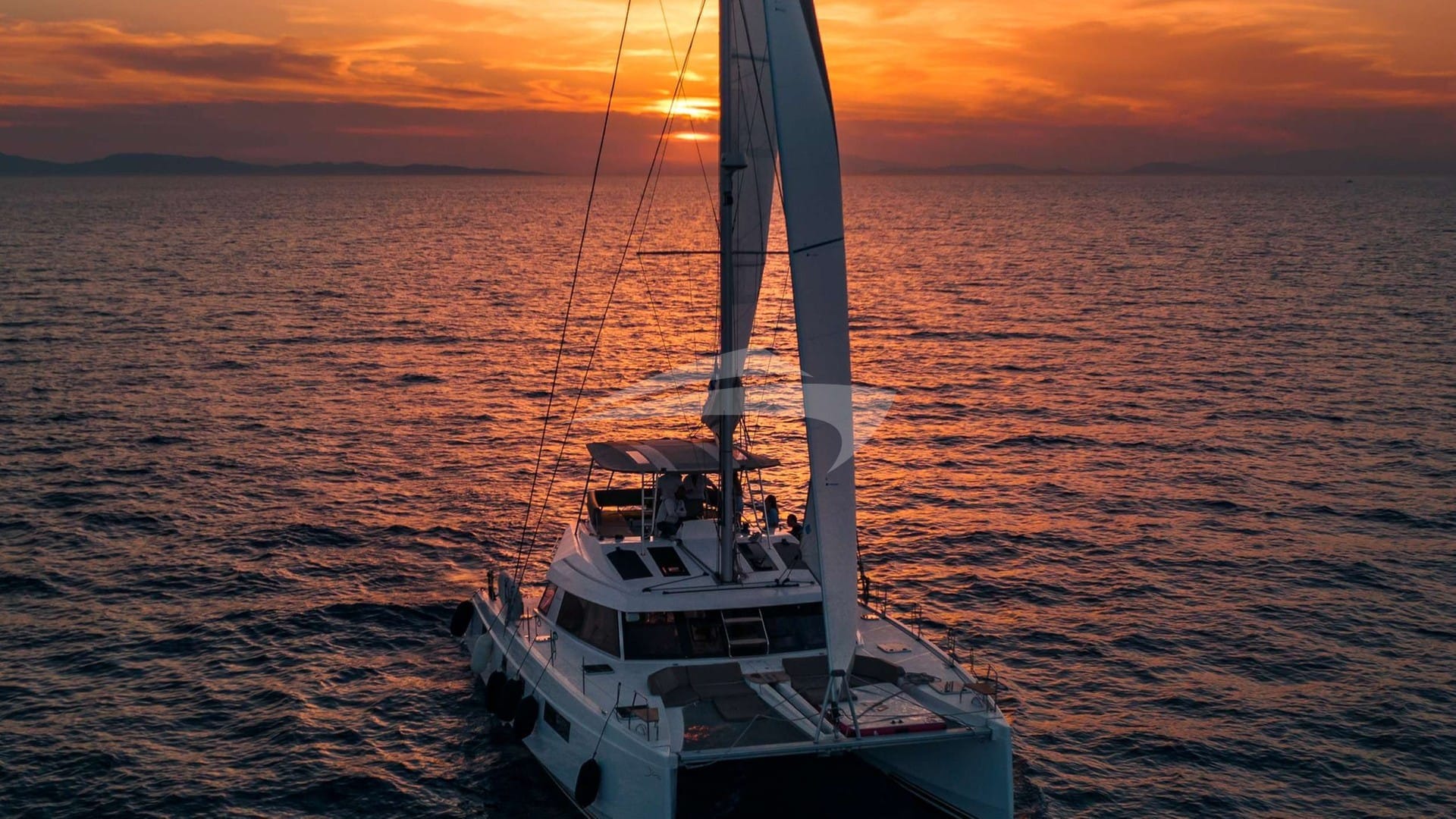 Aerial View at Sunset